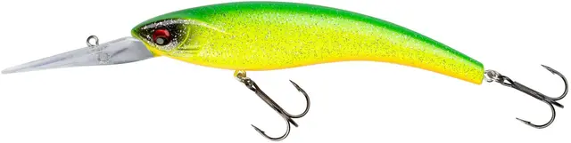 Daiwa Prorex Diving Minnow Atomic Perch 12cm 26g bananformet blyfri wobbler 