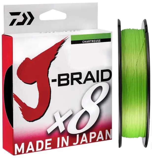 Daiwa J-Braid X8 150m - 0,10mm Chartreuse 