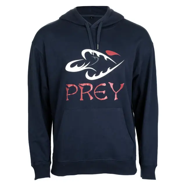 Prey Hoodie Navy Blue L Genser laget av 100% bomull 