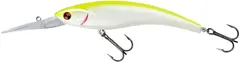 Daiwa Prorex Diving Minnow Pearl Yellow 12cm 26g bananformet blyfri wobbler