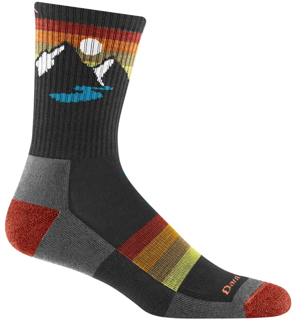 Darn Tough Sunset Ridge Eclipse M Micro CrewLightweight Cushion, Herre 