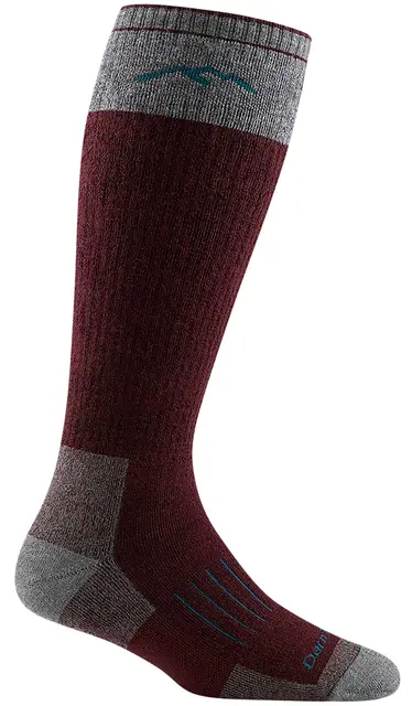 Darn Tough W Hunter Over-the-Calf Sokker Burgundy S 
