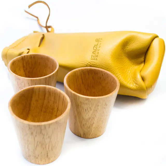 Eagle tre-drammeglass i skinnpose Eagle Products 