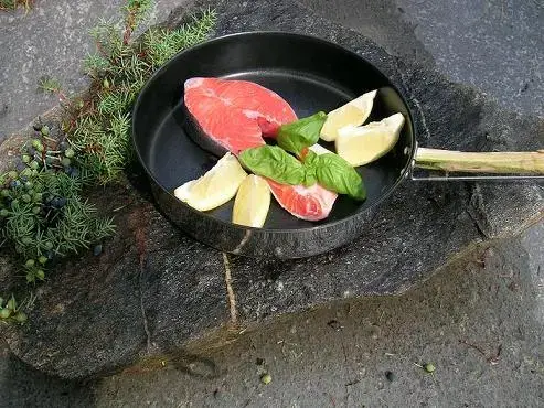 Eagle stål stekepanne 21cm m/Kobberbelagt bunn 