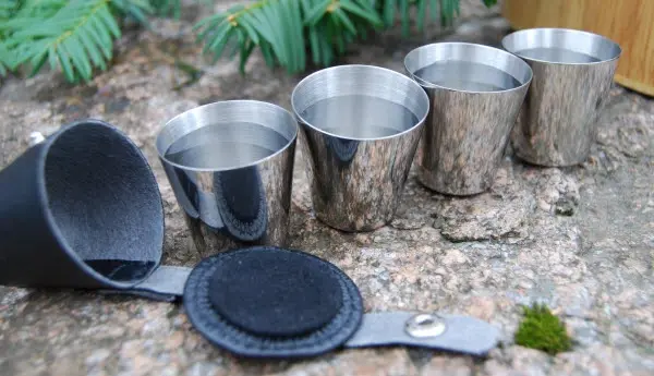 Eagle Drammeglass i Stål 4 stk Eagle Products 