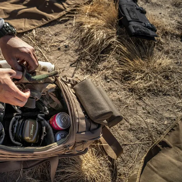 Eberlestock Pack Mounted Shooting Rest Coyote brown 
