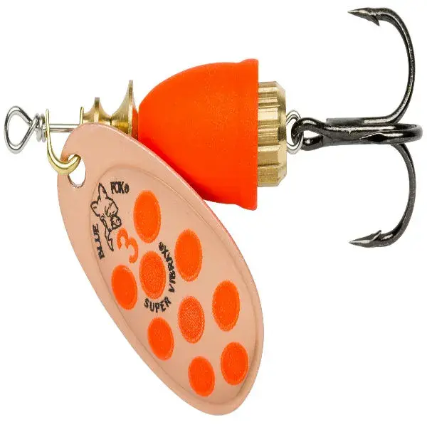 Blue Fox Vibrax UV 8g SOYU Kjøp 8 spinnere og få gratis slukboks 