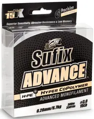 Sufix Advance Clear 300m 0,16 mm Beste nye monosene EFFTEX 2017