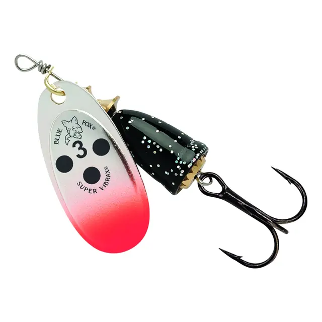 Blue Fox Vibrax Flake 8g SRBF Kjøp 8 spinnere få en gratis slukboks 