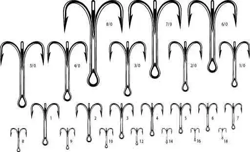 VMC 9617 PS Treblekrok str. #4/0 Leveres i pk. av 5stk 