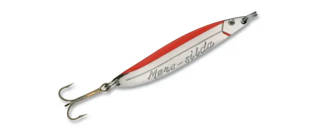 Remen Møresilda sølv/rød 10g Kjøp 8 sluker få en gratis slukboks 