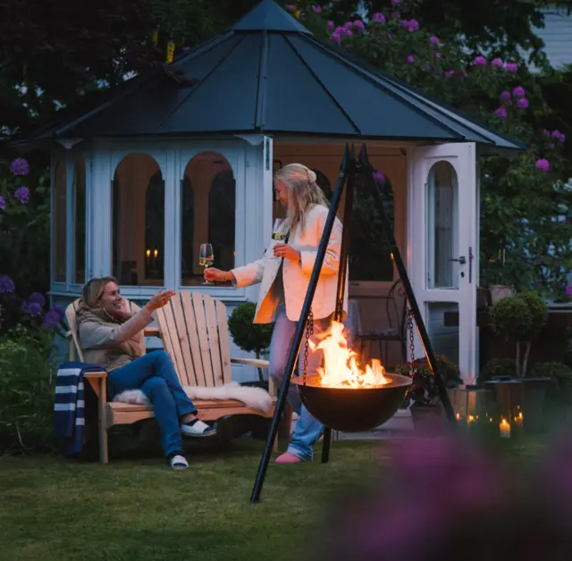 Espegard Bålpanne Rein Premium 60 Stilfull og nesten helt røykfri bålpanne 