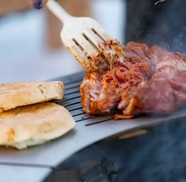 Espegard Grillplate 70 Vendbar grillplate i støpegods 