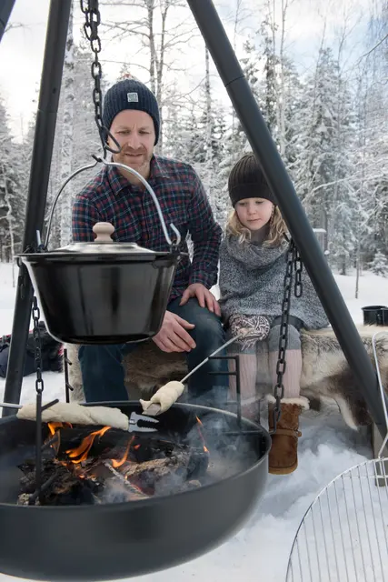 Espegard bålpanne 60 Bålpanna skaper et rom ute for alle 