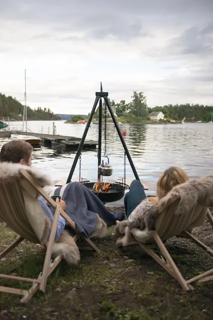 Espegard bålpanne 60 Bålpanna skaper et rom ute for alle 