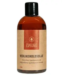 Espegard vedlikeholdsolje 250ml Motvirker rustdannelse p&#229; st&#229;lprodukter