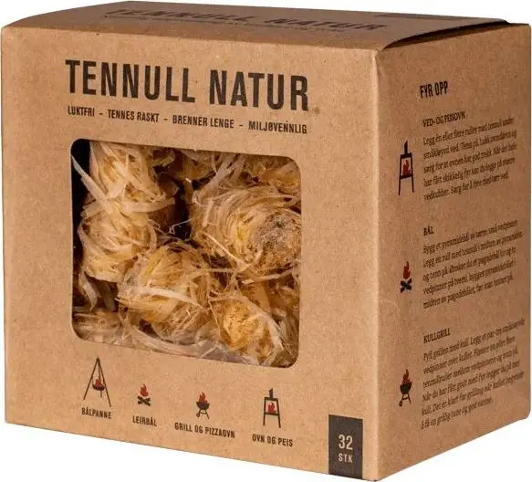 Espegard Tennull Natur Rent og miljøvennlig, 32 stk 