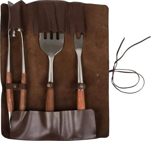 Espegard Grillsett 3 deler med skinnetui 