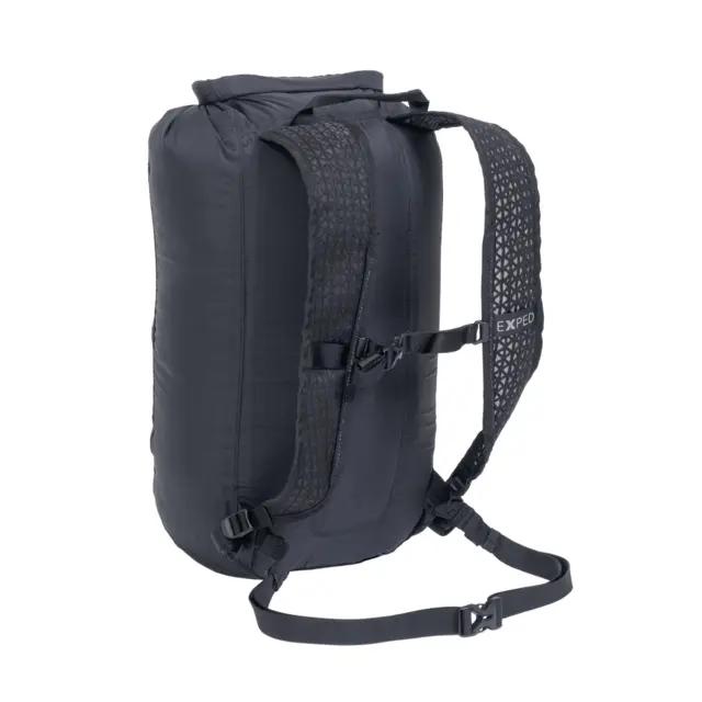 Exped Cloudburst 15 L Black Ultralett vanntett roll-top ryggsekk 