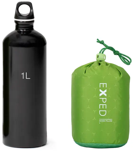 Exped Down Pillow Lichen Forest L Superkomfortabel og luksuriøs dunpute 