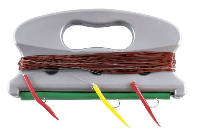 Kinetic Fiskeharpe 50m/0,62mm 3 stk gummimakk - Kobber snøre 