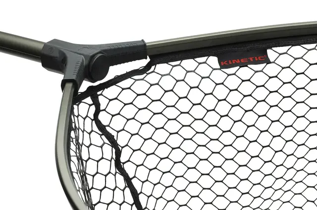 Kinetic Gillie Salmon Rubber Mesh Net Håndtak 101cm - Nett 60x70cm 