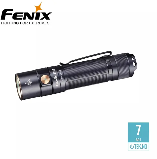 Fenix E35 V3 Led Lykt 3000lm Kraftig oppladbar lommelykt 5000mAh 