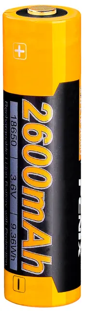 Fenix 18650 Batteri 2600 mAh 1 stk batteri 
