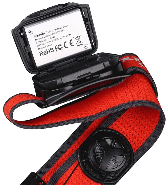 Fenix HL18R-T BOA hodelykt Oppladbar hodelykt med 500 Lumen 