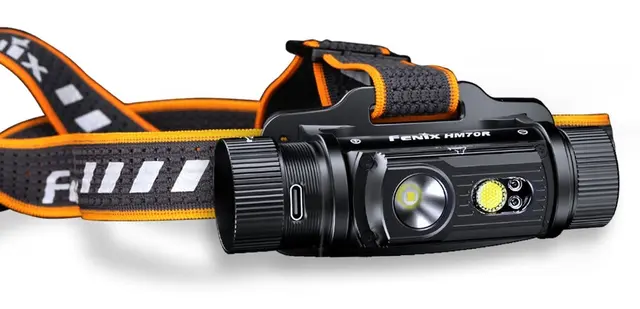 Fenix HM70R hodelykt + E-Lite minilykt Oppladbar hodelykt med 1600 lumen 