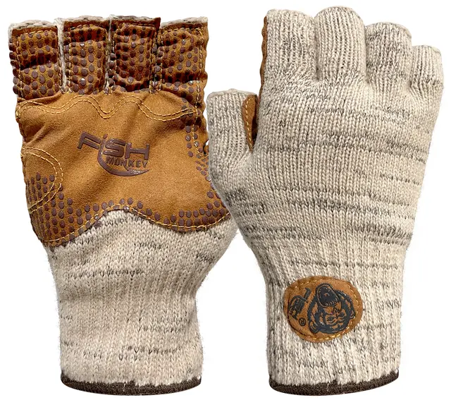 Fish Monkey Wooly Large/ XL Fingerløse ullhansker 