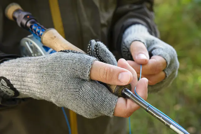 Fish Monkey Bauers Grandma Twofinger L/X To-fingers ullhansker L/XL 