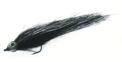 Fishmadman Pike Fly Single Hook 5/0 Gun Smoke Black