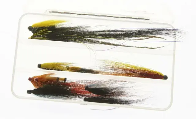 Fishmadman Early Season Tube Fly box set 10 laksefluer for tidlig sesong 