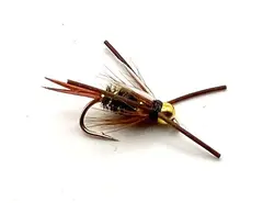 Prince Nymph-Double Bead Brown #8