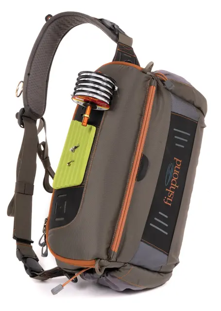 Fishpond Flathead Sling Pack Gravel Oppdatert teknisk slingbag ryggsekk 
