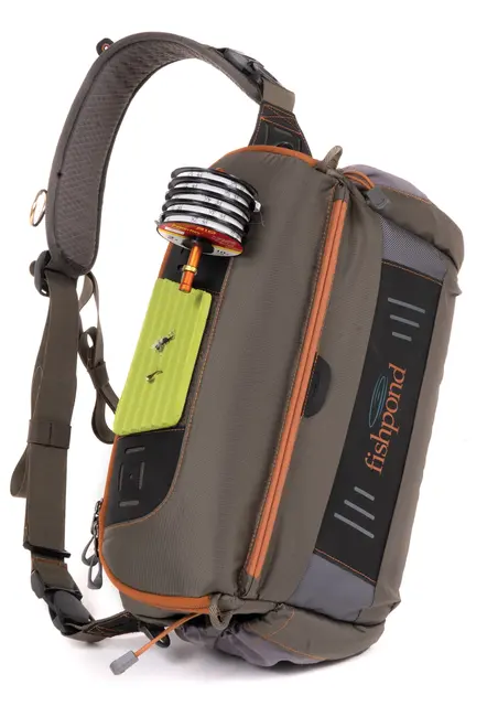 Fishpond Flathead Sling Pack Gravel Oppdatert teknisk slingbag ryggsekk 