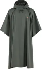 Fj&#228;llr&#228;ven Poncho Graphite OneSize P&#229;litelig poncho med hette