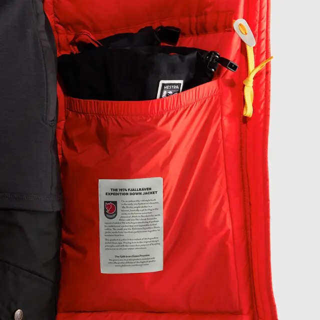 Fjällräven Expedition Long Down Parka W Lang dunparkas til dame Deep Forest L 