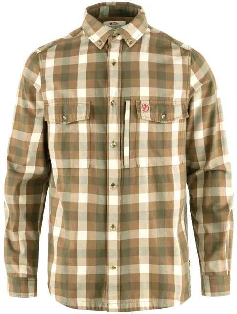Fjällräven Lappland Mesh Shirt M L Laurel Green-Dark Sand, herre 