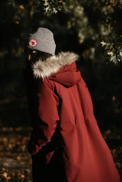 Fjällräven 1960 Logo Hat Caper Green Behagelig strikkelue i lammeull 