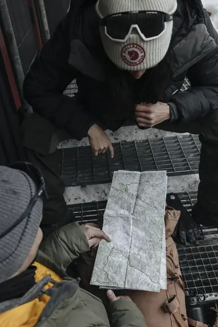 Fjällräven 1960 Logo Hat Caper Green Behagelig strikkelue i lammeull 