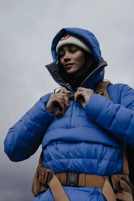 Fjällräven 1960 Logo Hat Caper Green Behagelig strikkelue i lammeull 