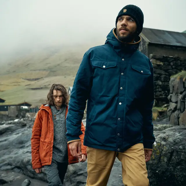 Fjällräven Byron Hat Uncle Blue Dobbletstrikket lue i ull 