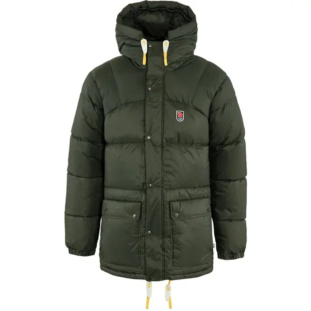 Fjällräven Expedition Down Jacket M L Isolert dunjakke til herre deep forest 
