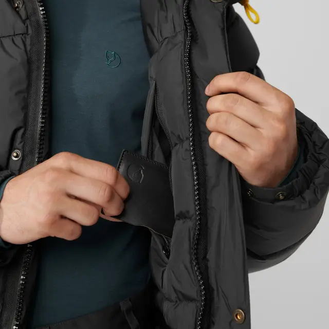 Fjällräven Expedition Down Jacket M L Isolert dunjakke til herre deep forest 