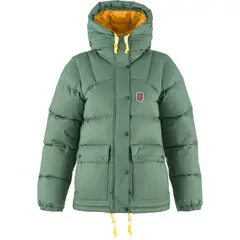 Fj&#228;llr&#228;ven Expedition Down Lite Jacket W Patina Green-Mustard Yellow L