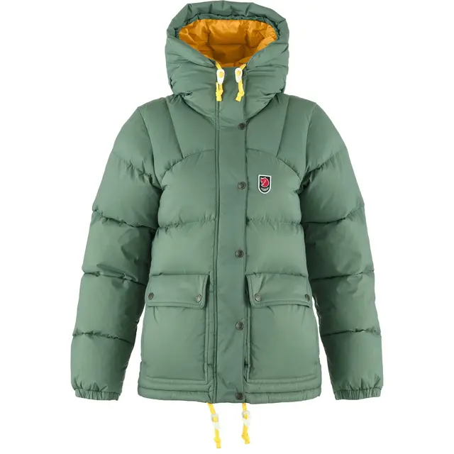 Fjällräven Expedition Down Lite Jacket W Patina Green-Mustard Yellow L 