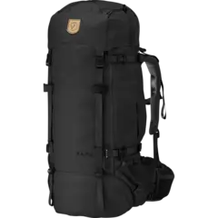 Fj&#228;llr&#228;ven Kajka 75 Black Avansert tursekk med smarte funksjoner