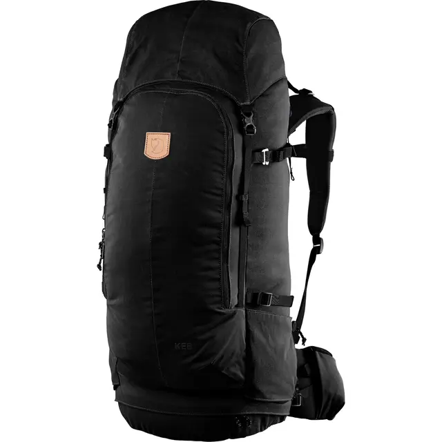 Fjällräven Keb 72 W Black Robust helårssekk med treramme 
